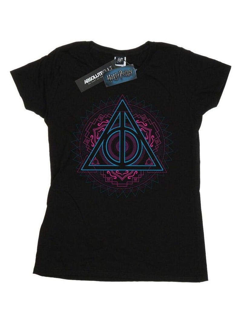Harry Potter - T-shirt DEATHLY HALLOWS Noir - Kiabi