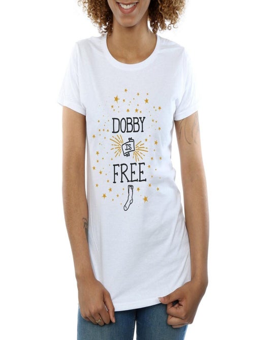 Harry Potter - T-shirt DOBBY IS FREE - Kiabi