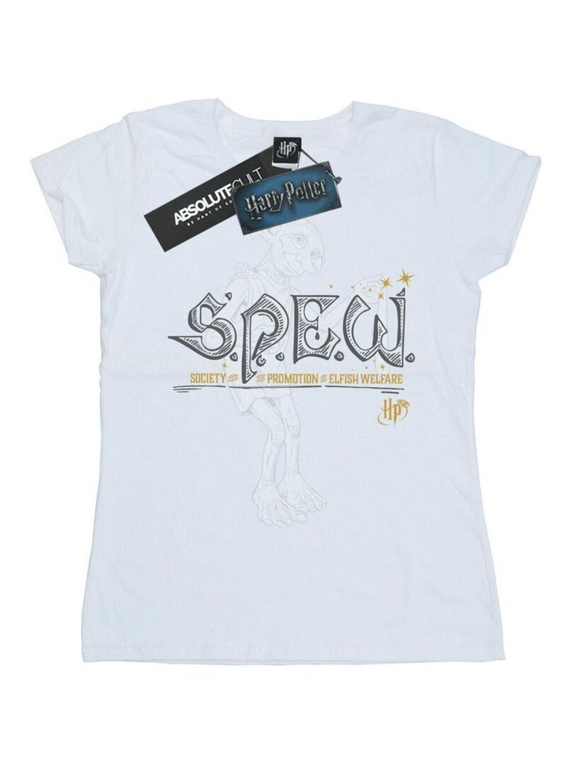 Harry Potter - T-shirt ELFISH WELFARE Blanc - Kiabi