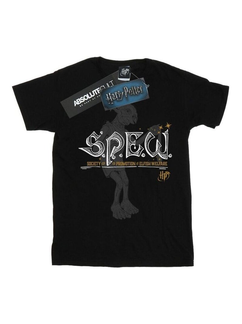 Harry Potter - T-shirt ELFISH WELFARE Noir - Kiabi