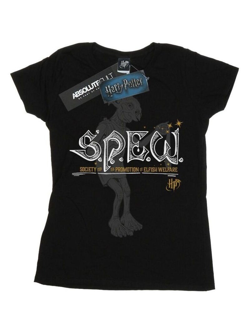 Harry Potter - T-shirt ELFISH WELFARE Noir - Kiabi