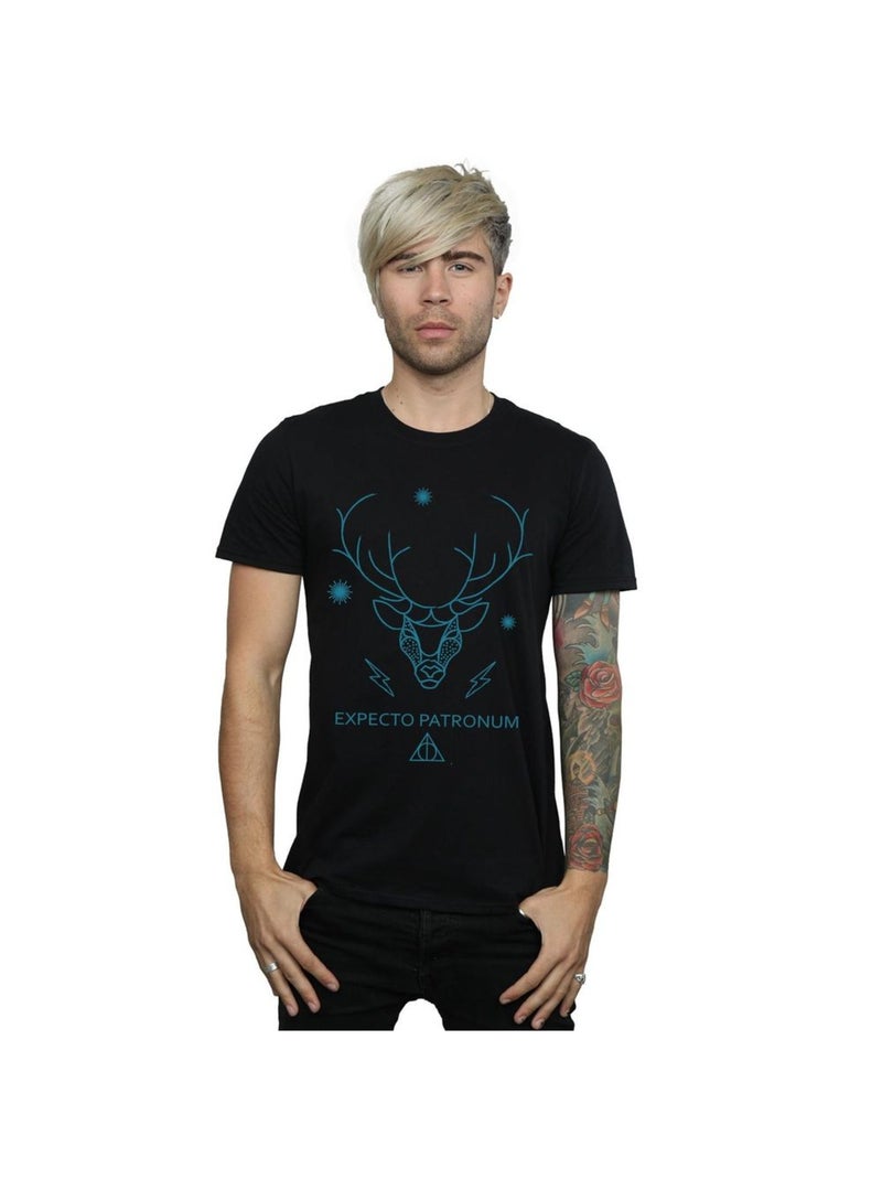 Harry Potter - T-shirt EXPECTO PATRONUM Noir - Kiabi