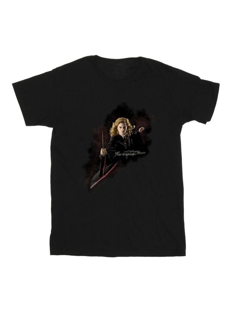 Harry Potter - T-shirt FIGHT LIKE A GIRL Noir - Kiabi