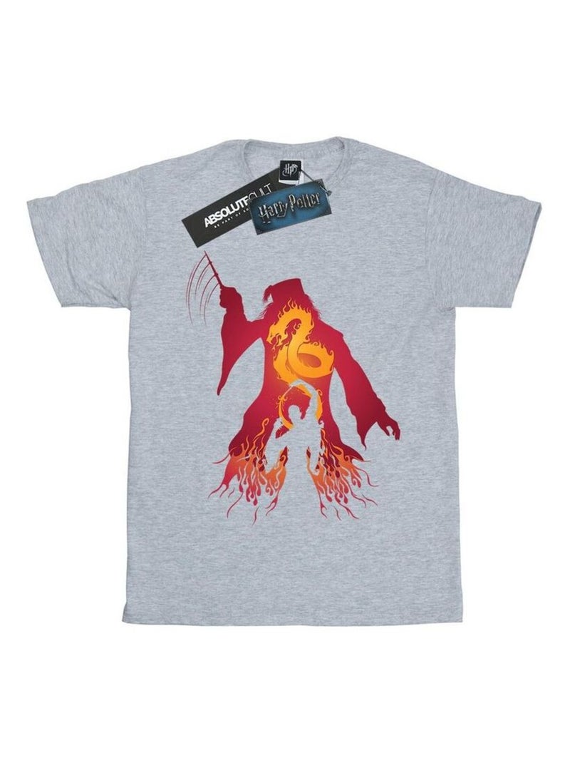 Harry Potter - T-shirt Gris chiné - Kiabi