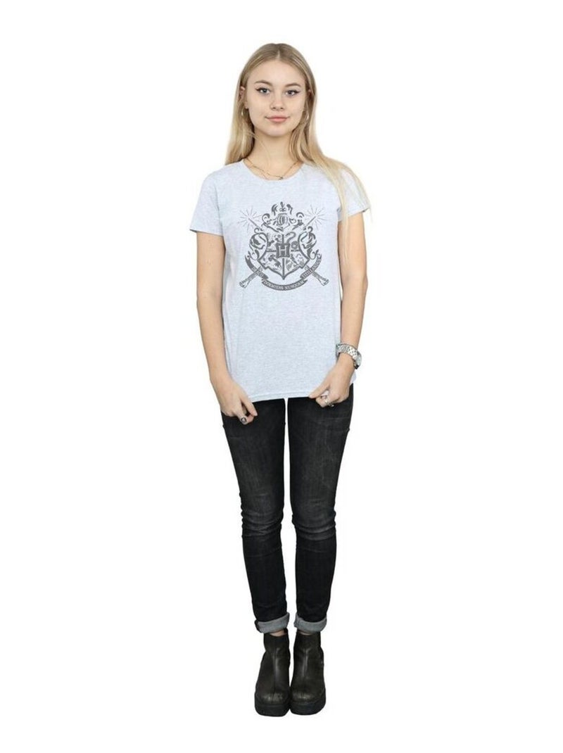 Harry Potter - T-shirt Gris chiné - Kiabi