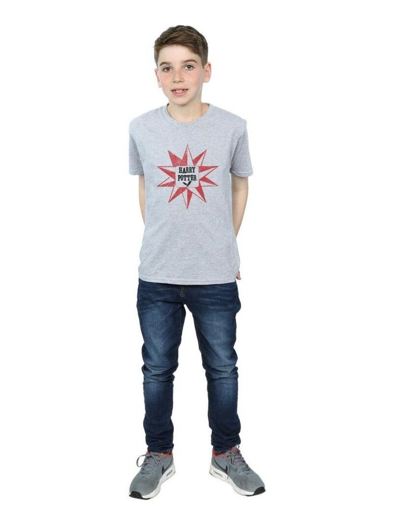 Harry Potter - T-shirt Gris chiné - Kiabi