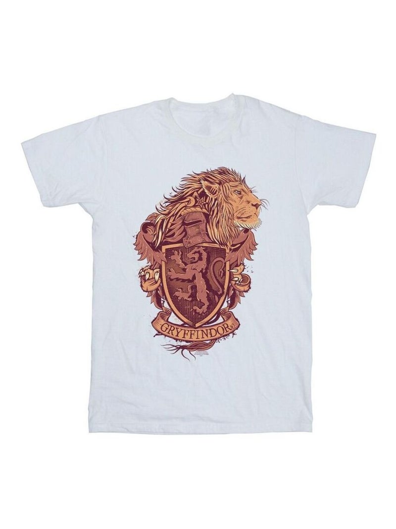 Harry Potter - T-shirt GRYFFINDOR Blanc - Kiabi
