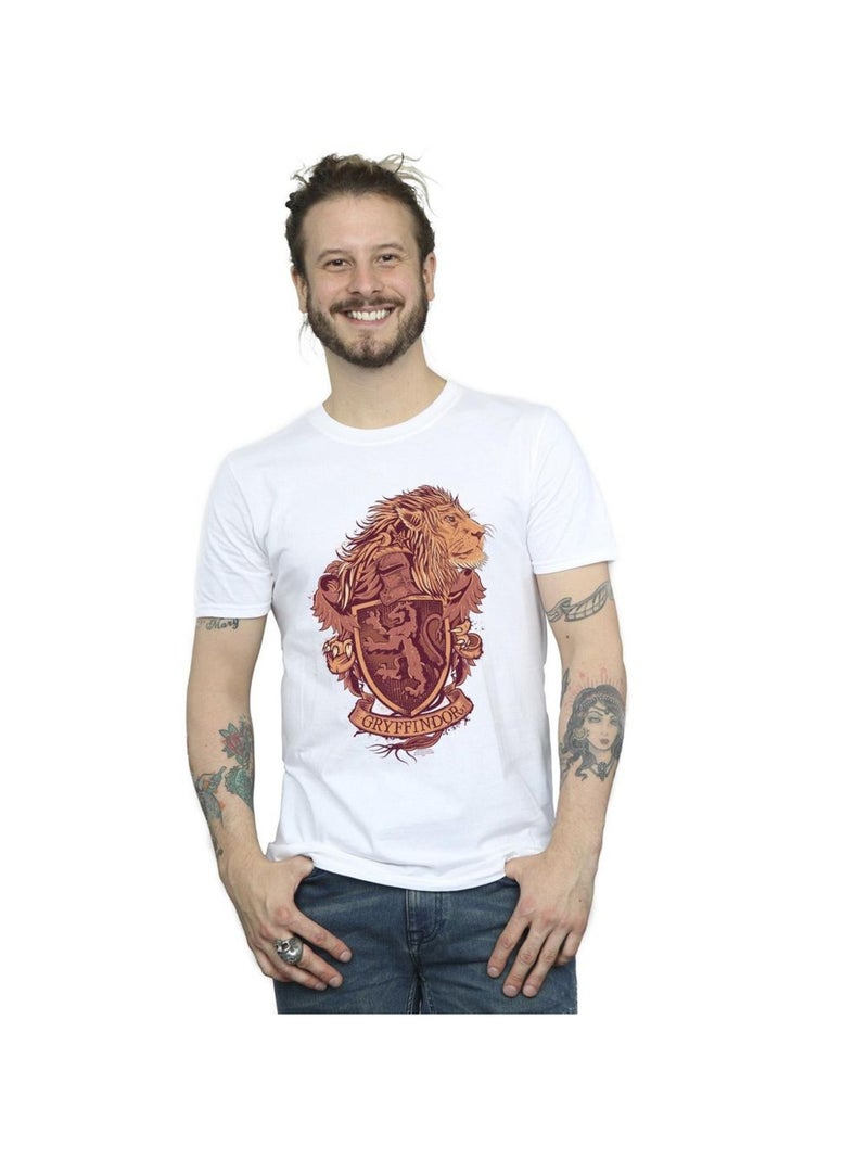 Harry Potter - T-shirt GRYFFINDOR Blanc - Kiabi