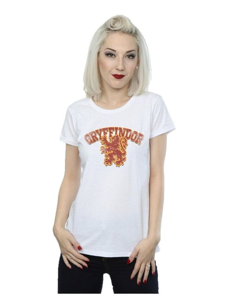 Harry Potter - T-shirt GRYFFINDOR Blanc - Kiabi