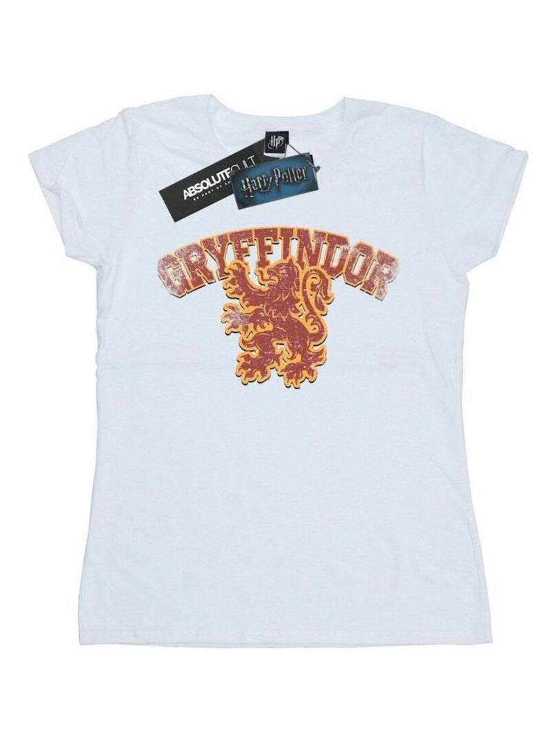 Harry Potter - T-shirt GRYFFINDOR Blanc - Kiabi