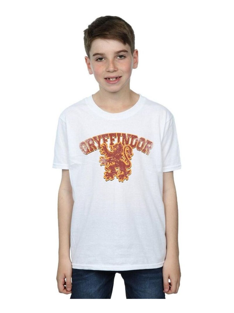 Harry Potter - T-shirt GRYFFINDOR Blanc - Kiabi