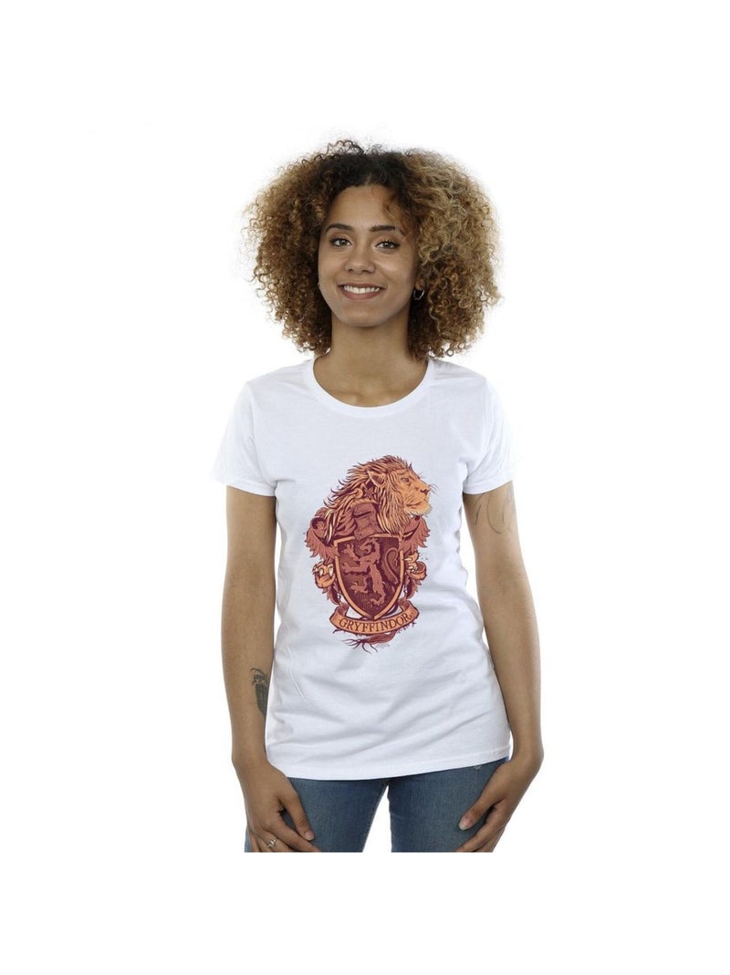 Harry Potter - T-shirt GRYFFINDOR Blanc - Kiabi