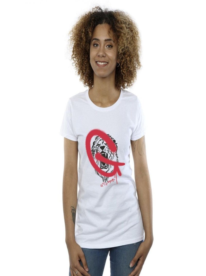 Harry Potter - T-shirt GRYFFINDOR Blanc - Kiabi