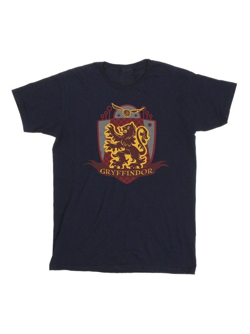 Harry Potter - T-shirt GRYFFINDOR Bleu marine - Kiabi
