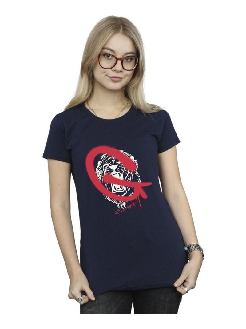 Harry Potter - T-shirt GRYFFINDOR Bleu marine - Kiabi