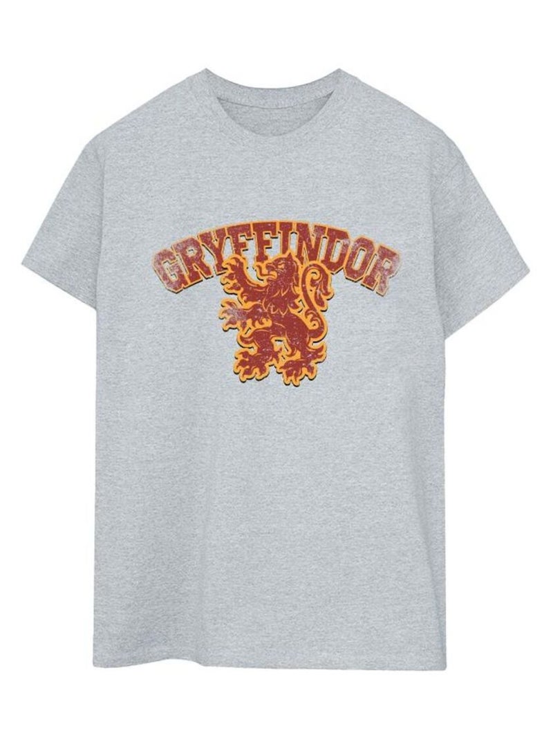 Harry Potter - T-shirt GRYFFINDOR Gris chiné - Kiabi