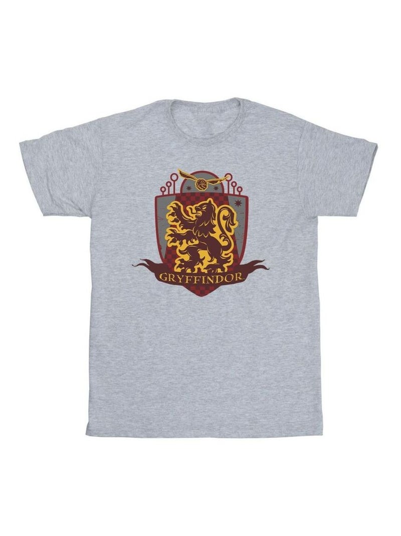 Harry Potter - T-shirt GRYFFINDOR Gris chiné - Kiabi