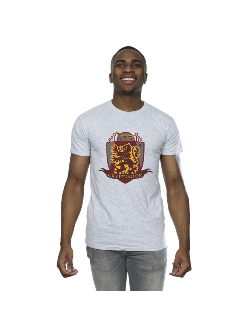 Harry Potter - T-shirt GRYFFINDOR Gris chiné - Kiabi