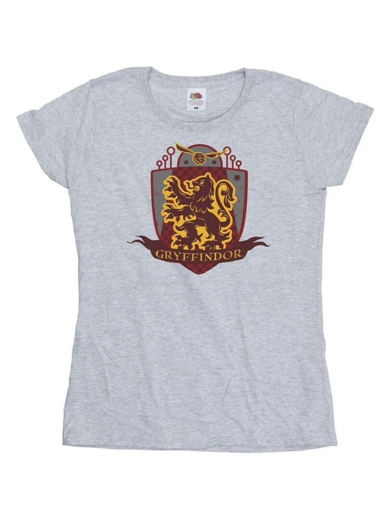 Harry Potter - T-shirt GRYFFINDOR Gris chiné - Kiabi