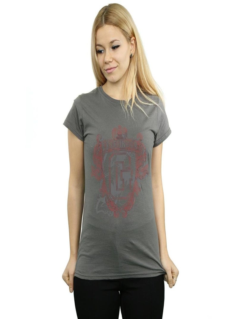 Harry Potter - T-shirt GRYFFINDOR Gris Noir - Kiabi