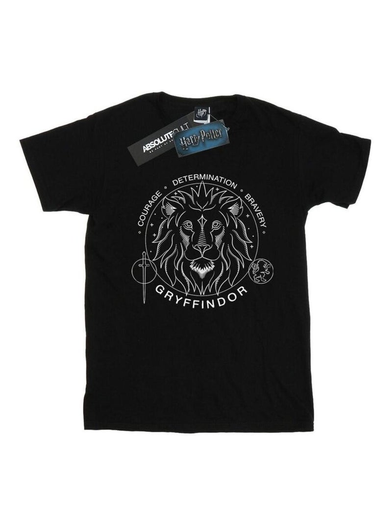Harry Potter - T-shirt GRYFFINDOR Noir - Kiabi
