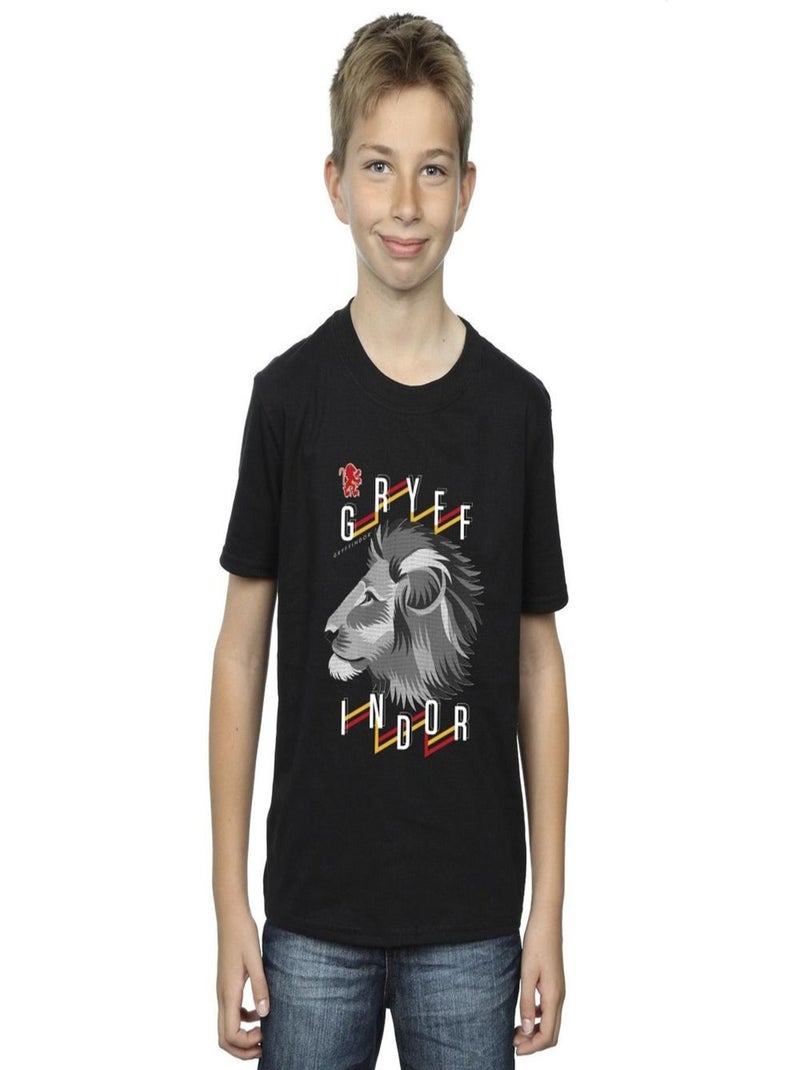 Harry Potter - T-shirt GRYFFINDOR Noir - Kiabi