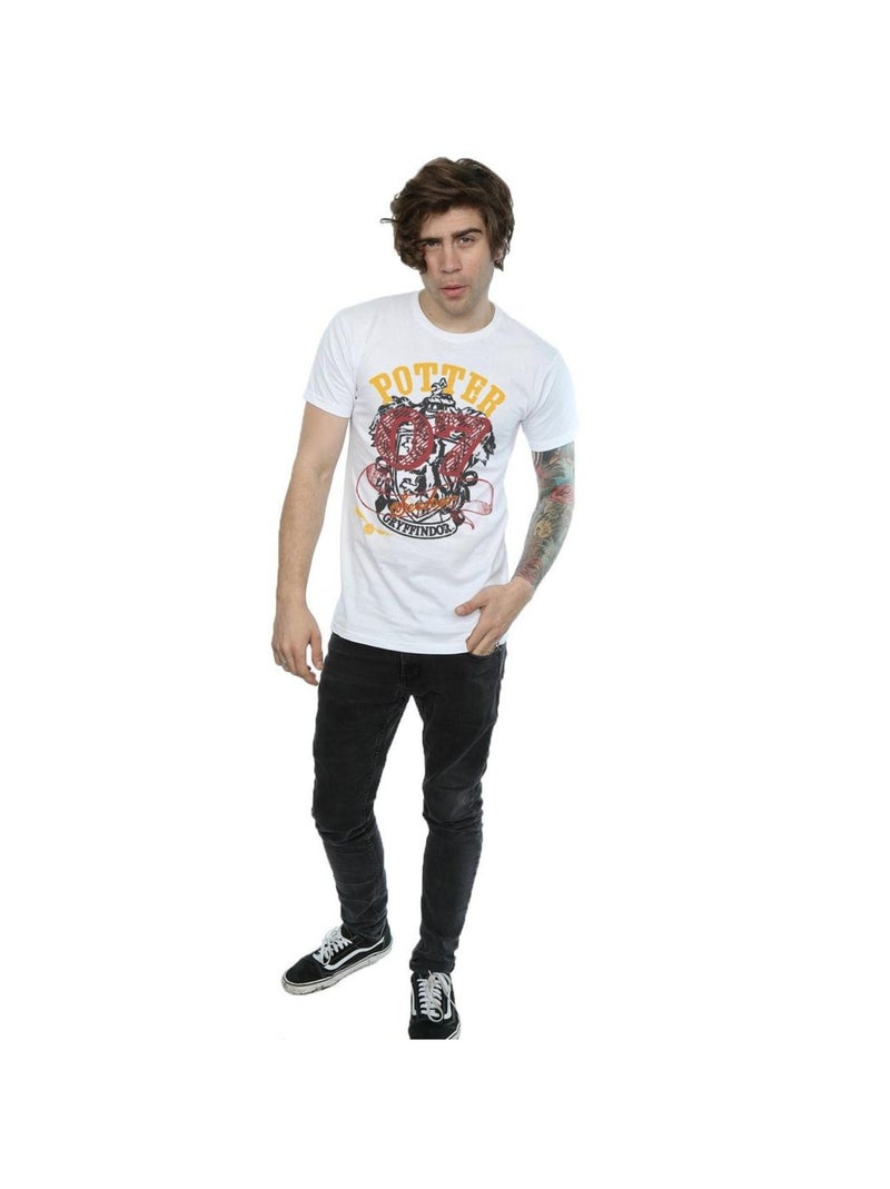 Harry Potter - T-shirt GRYFFINDOR SEEKER Blanc - Kiabi
