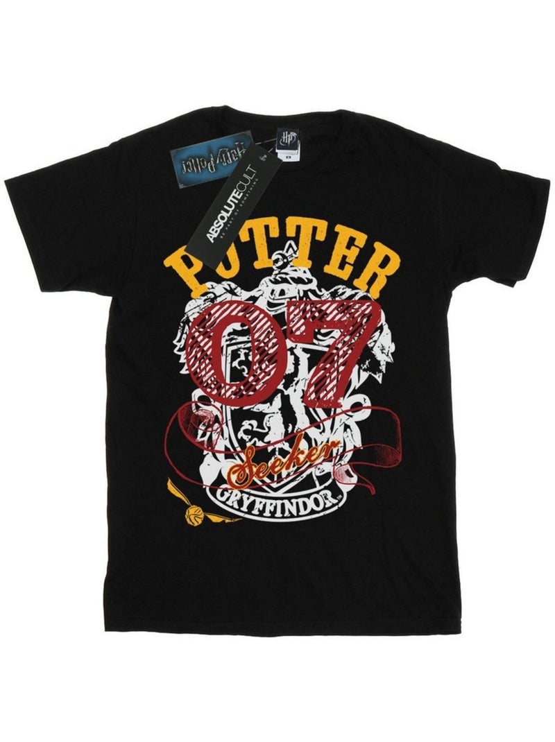 Harry Potter - T-shirt GRYFFINDOR SEEKER Noir - Kiabi