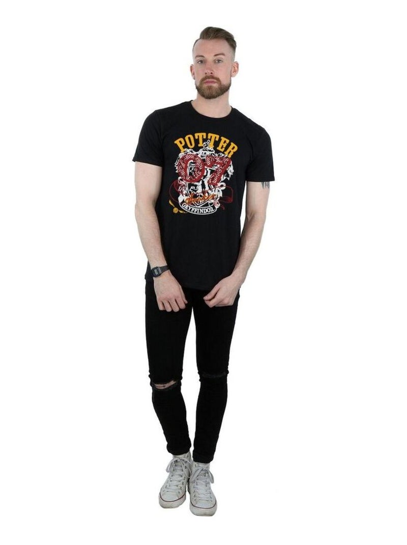 Harry Potter - T-shirt GRYFFINDOR SEEKER Noir - Kiabi