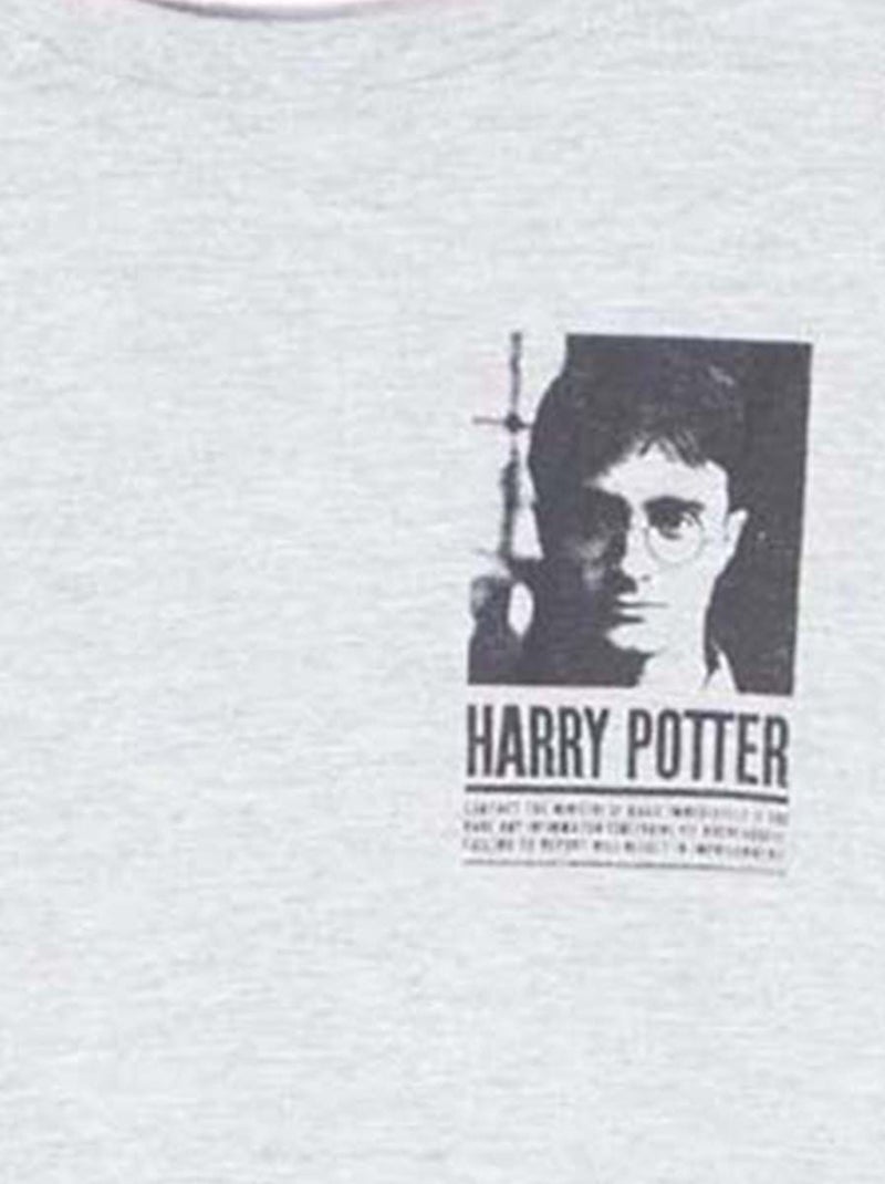 Harry Potter - T-shirt Harry Potter Gris - Kiabi