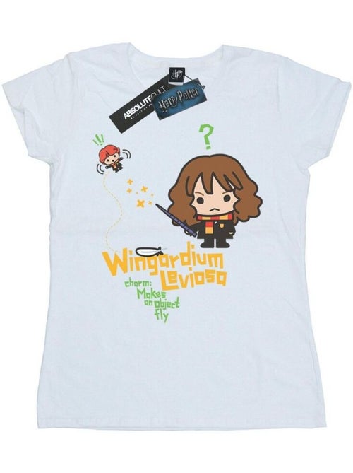 Harry Potter - T-shirt HERMIONE GRANGER WINGARDIUM LEVIOSA JUNIOR - Kiabi Harry Potter - T-shirt HERMIONE GRANGER WINGARDIUM LEVIOSA JUNIOR - Kiabi