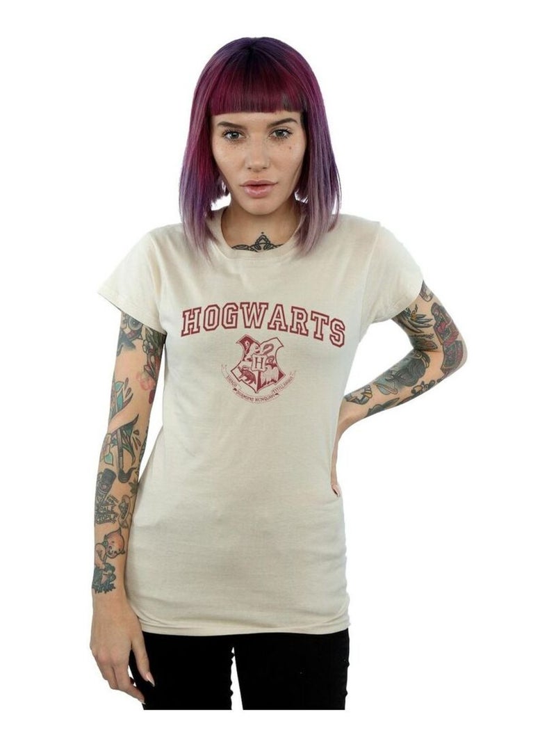 Harry Potter - T-shirt HOGWARTS Beige sable - Kiabi