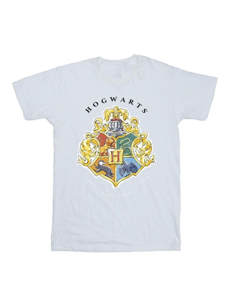 Harry Potter - T-shirt HOGWARTS Blanc - Kiabi