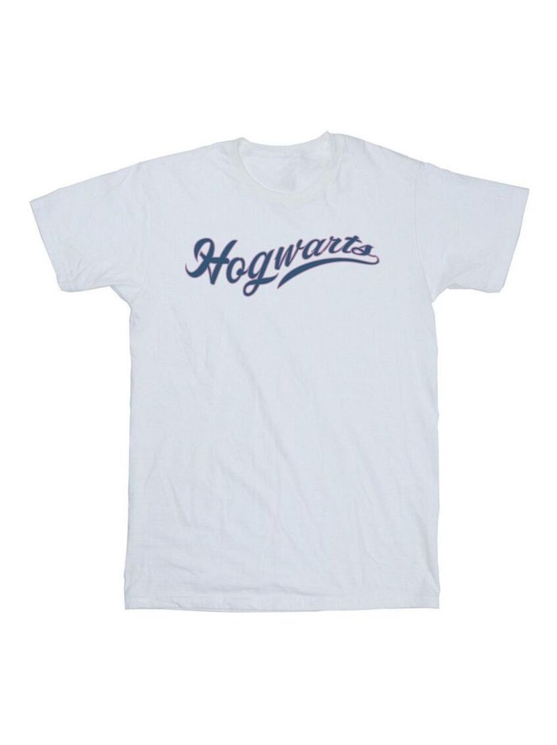 Harry Potter - T-shirt HOGWARTS Blanc - Kiabi