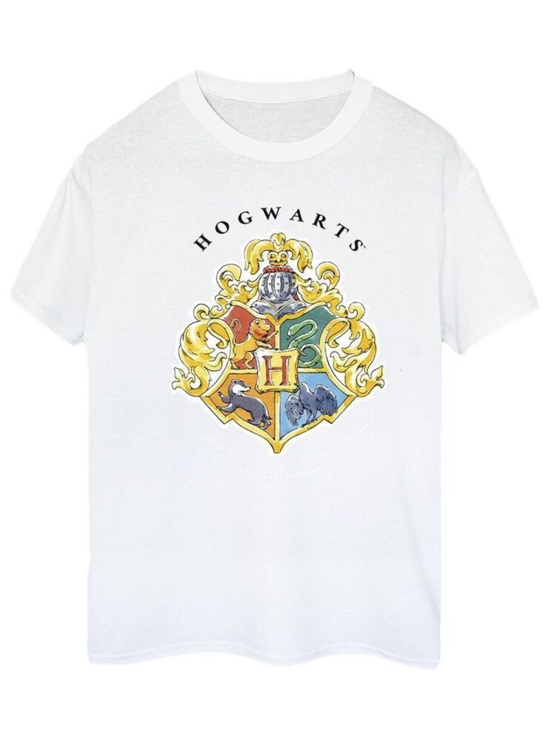 Harry Potter - T-shirt HOGWARTS Blanc - Kiabi
