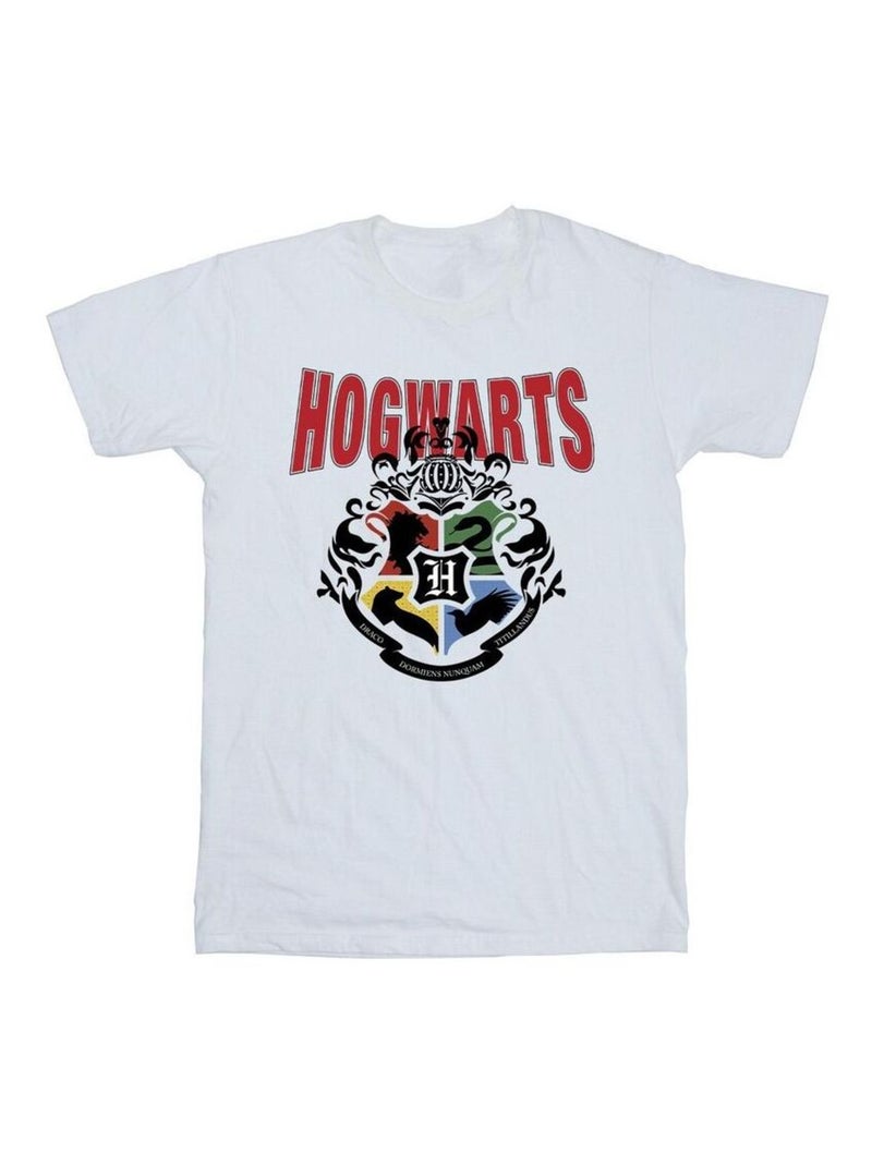 Harry Potter - T-shirt HOGWARTS Blanc - Kiabi