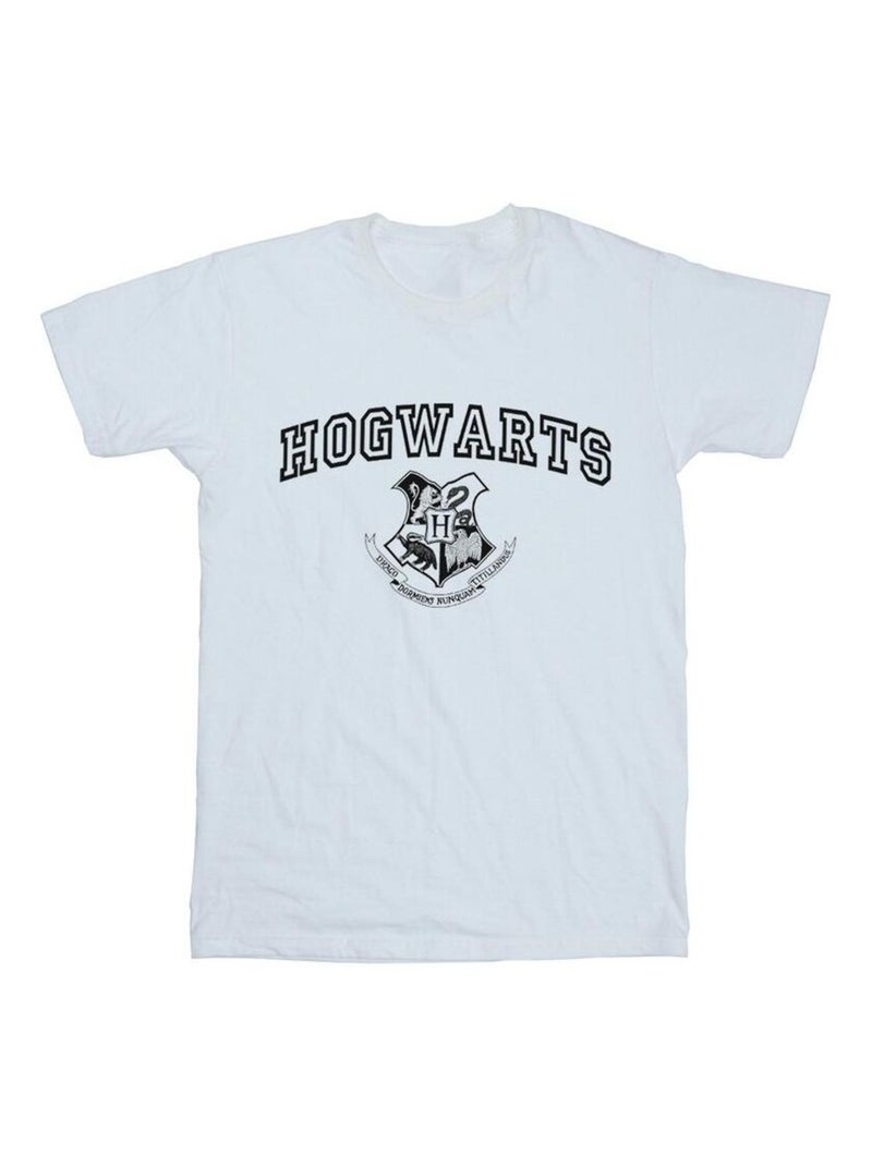 Harry Potter - T-shirt HOGWARTS Blanc - Kiabi