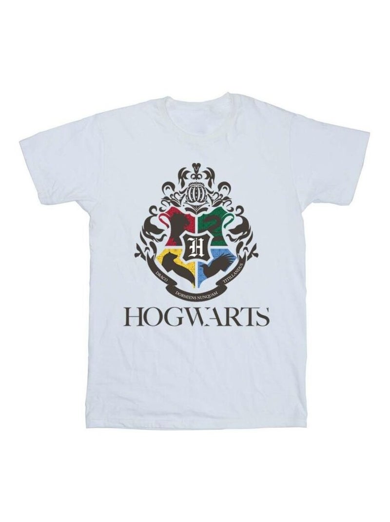 Harry Potter - T-shirt HOGWARTS Blanc - Kiabi