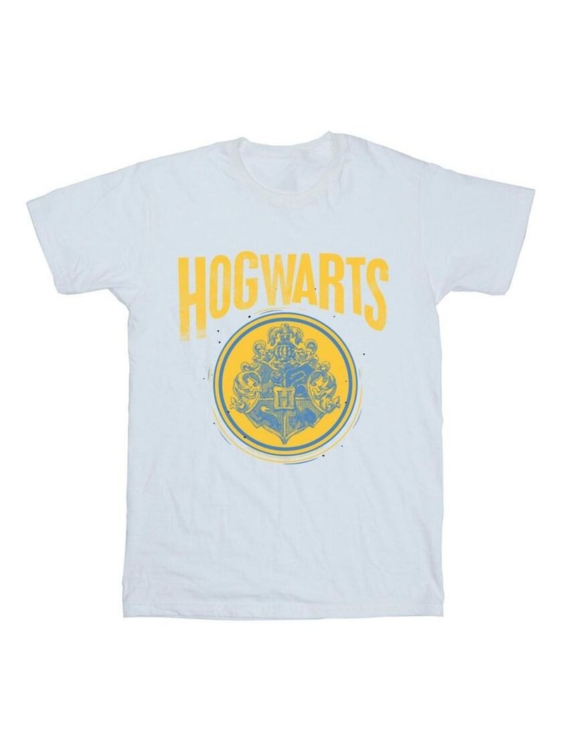 Harry Potter - T-shirt HOGWARTS Blanc - Kiabi