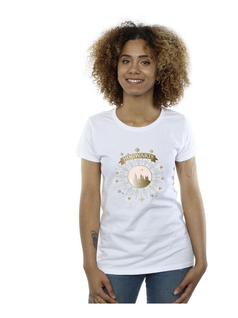 Harry Potter - T-shirt HOGWARTS Blanc - Kiabi