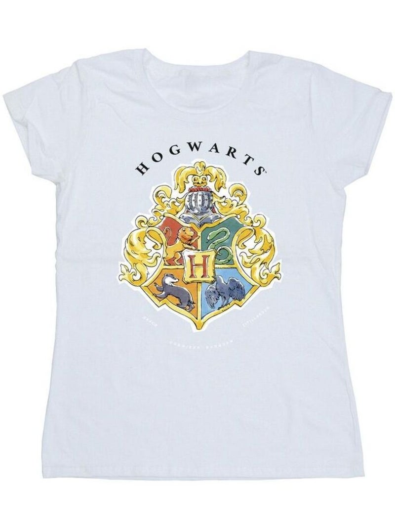 Harry Potter - T-shirt HOGWARTS Blanc - Kiabi