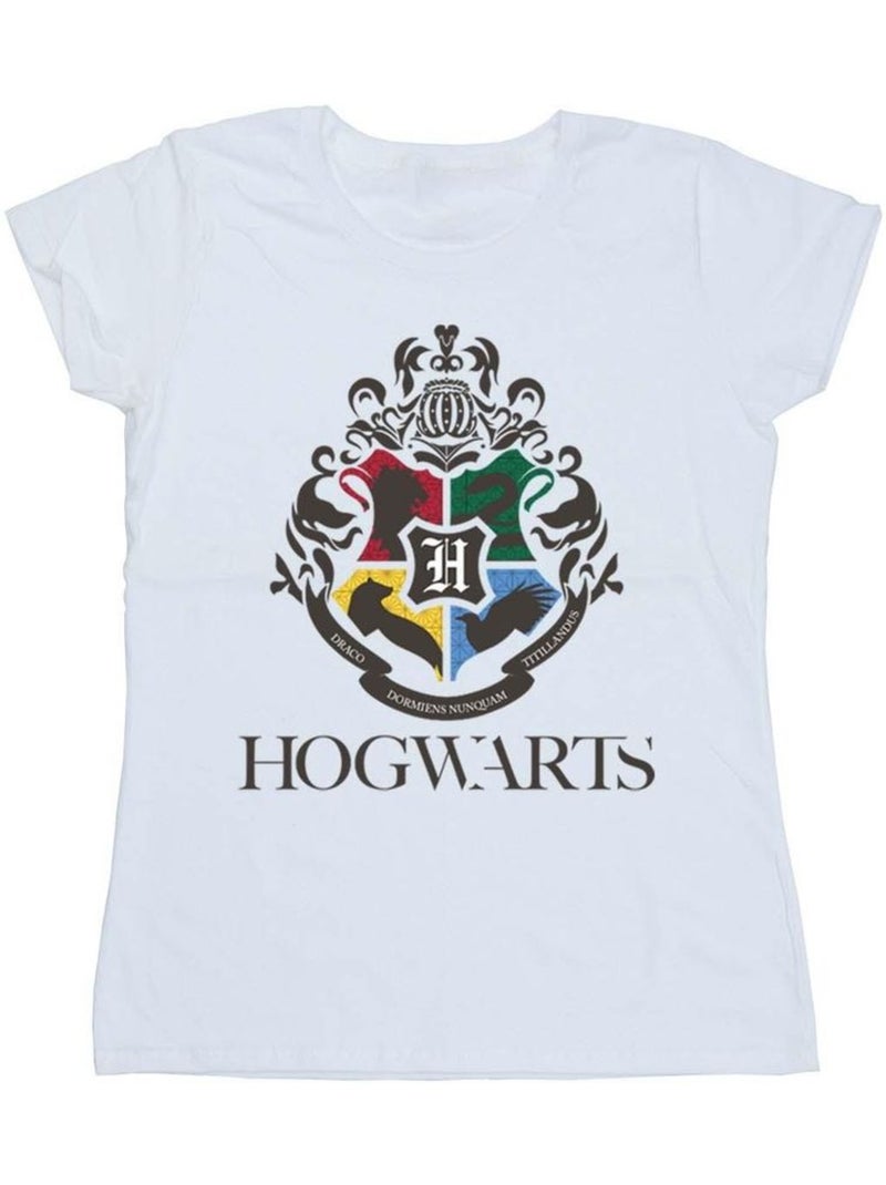 Harry Potter - T-shirt HOGWARTS Blanc - Kiabi