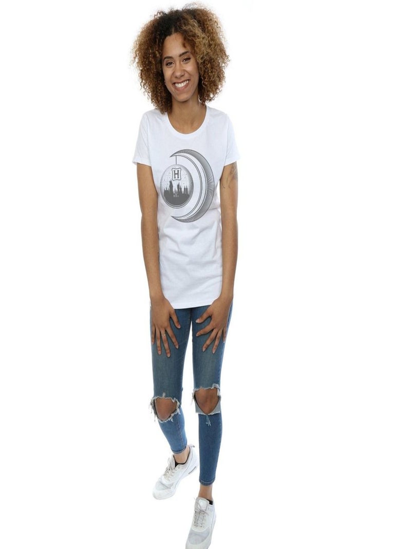 Harry Potter - T-shirt HOGWARTS Blanc - Kiabi