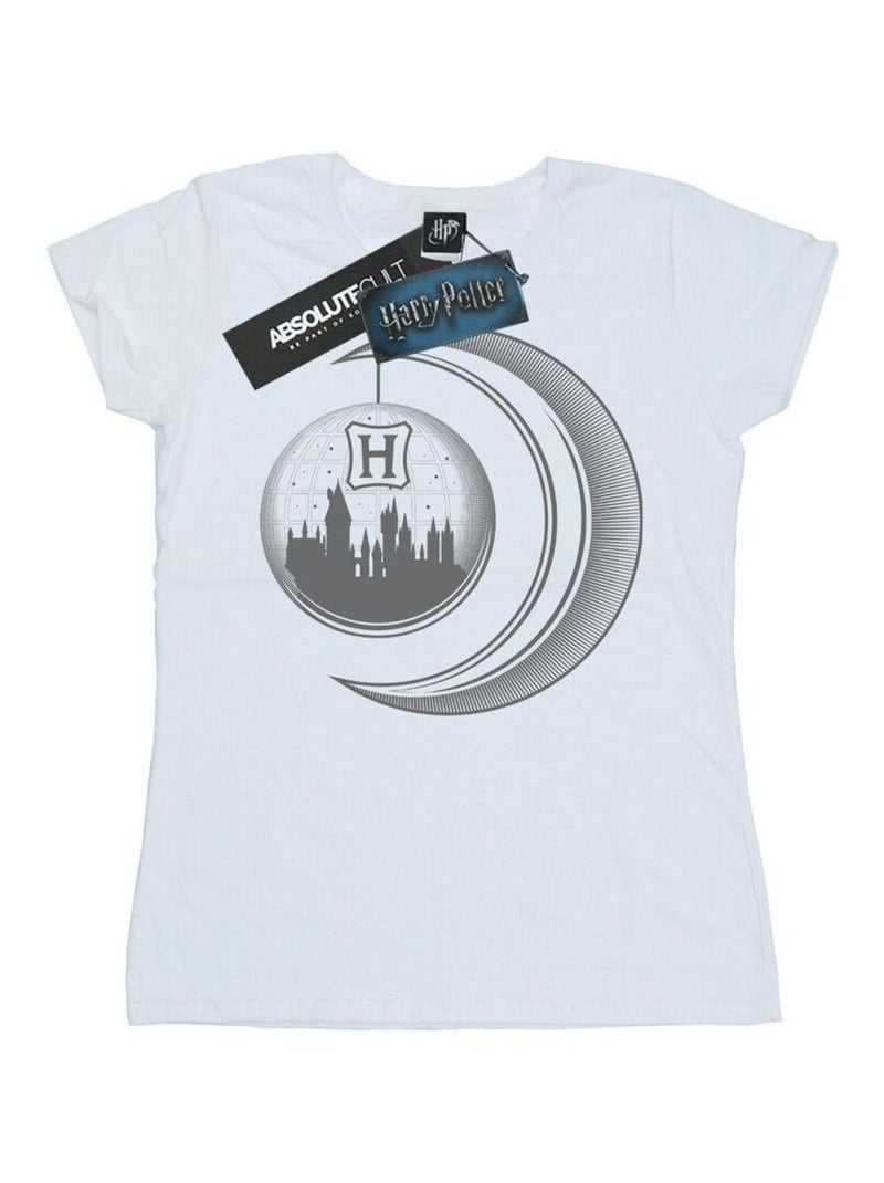 Harry Potter - T-shirt HOGWARTS Blanc - Kiabi