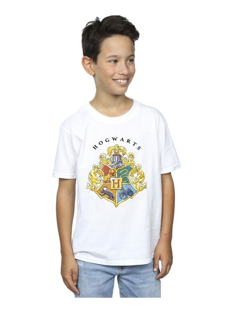 Harry Potter - T-shirt HOGWARTS Blanc - Kiabi