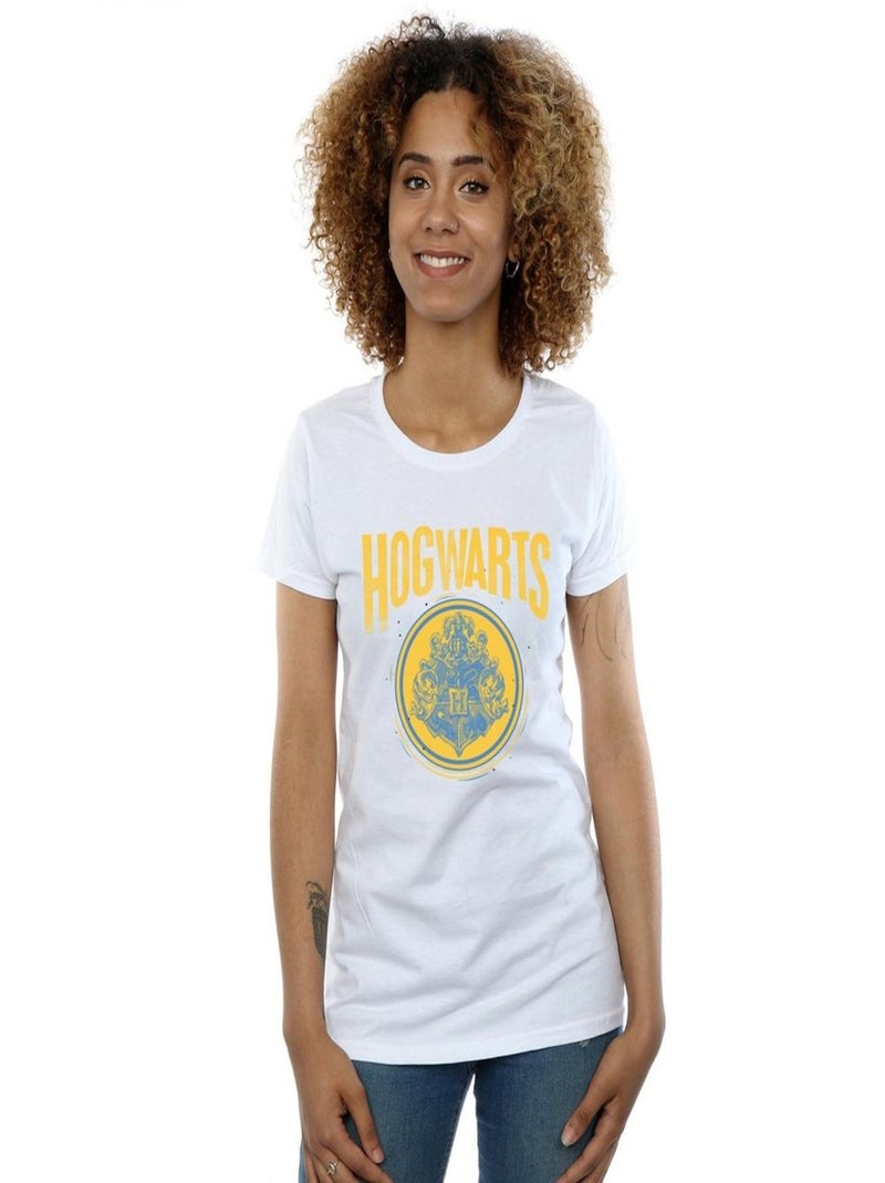Harry Potter - T-shirt HOGWARTS Blanc - Kiabi