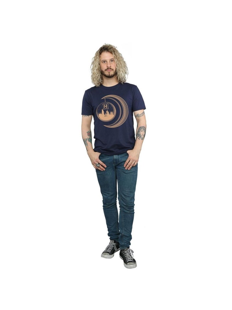Harry Potter - T-shirt HOGWARTS Bleu marine - Kiabi