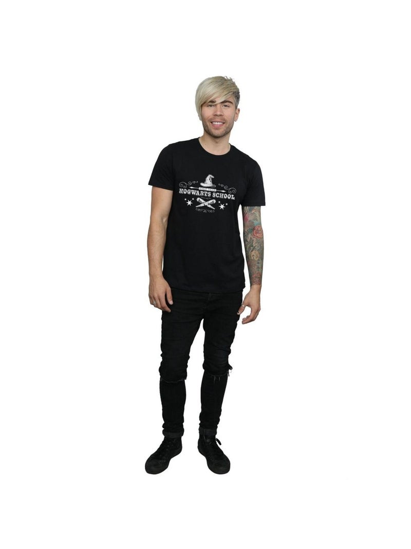 Harry Potter - T-shirt HOGWARTS FIRST YEAR Noir - Kiabi