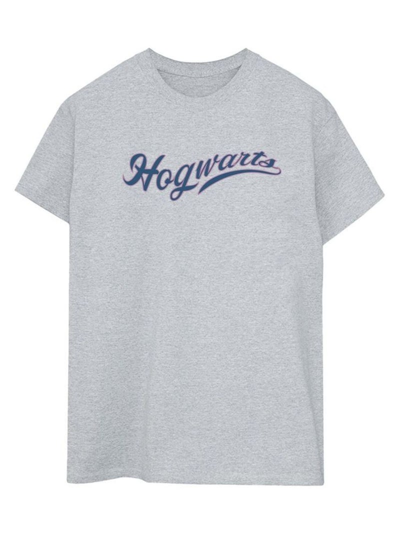 Harry Potter - T-shirt HOGWARTS Gris chiné - Kiabi