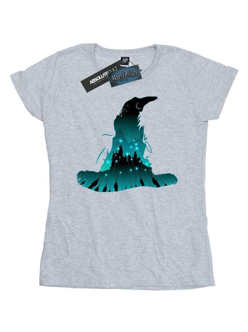 Harry Potter - T-shirt HOGWARTS Gris chiné - Kiabi